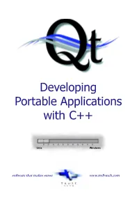 Developing Portable Applications with C++