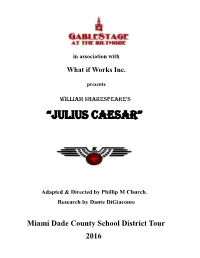 “Julius Caesar”