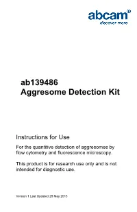 Ab139486 Aggresome Detection Kit
