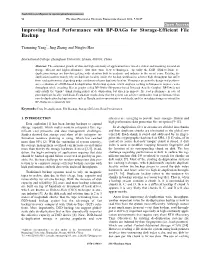Improving Read Performance with BP-Dags for Storage-Efficient File Backup