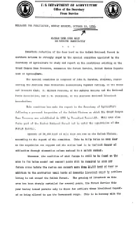 KAIBAB DEER HERD MUST BE REDUCED IMMEDIATELY -- October 13,1924