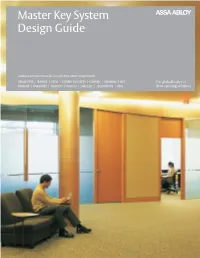 Master Key System Design Guide