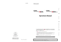 Operations Manual Using Software Adjusting System Settings
