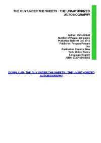 PDF Download the Guy Under the Sheets : the Unauthorized