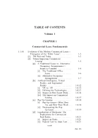 Table of Contents