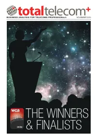 The Winners & Finalists