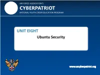 Ubuntu Security