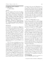 A Comparative Study of Methods for Bibliographies 290 Tugboat, Volume 32 (2011), No