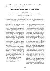 Barron Field and the Myth of Terra Nullius