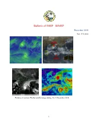Bulletin of IMSP BIMSP December 2018 Vol