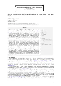 Effect of Ethno-Religious Crises on the Infrastructure of Wukari Town, Taraba State, Nigeria 1. Introduction