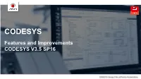 Features & Improvements Presentation