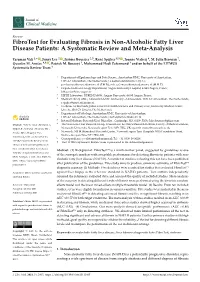 Fibrotest for Evaluating Fibrosis in Non-Alcoholic Fatty Liver Disease Patients: a Systematic Review and Meta-Analysis