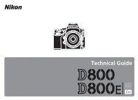 Nikon's D800 Technical Guide