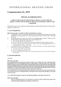 Communication on GOE and Levels