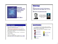 Electron Paramagnetic Resonance Theory E.C. Duin