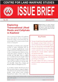Exploring Transnational Jihad Roots and Caliphate in Kashmir