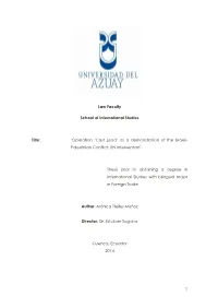 Palestinian Conflict: UN Intervention’