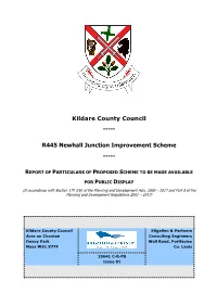 Report of Particulars of Proposed Scheme to Be Made Available for Public Title Display