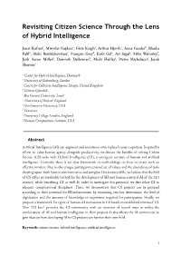 Revisiting Citizen Science Through the Lens of Hybrid Intelligence