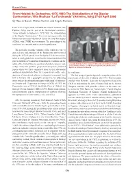 From Helsinki to Gorbachev, 1975-1985