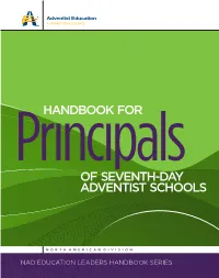 Of Seventh-Day Adventist Schools Handbook