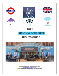 Simon & Schuster Rights Guide