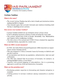Cyclone Tauktae