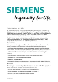 Product Developer Aero (M/F)