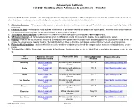Next Steps from Admission to Enrollment – Transfers
