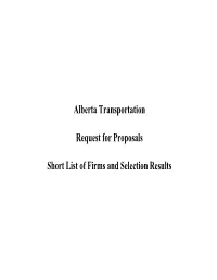 Request for Proposals
