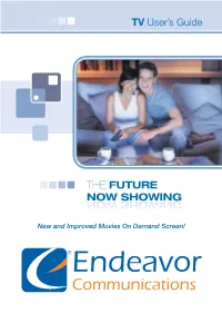 TV User Guide