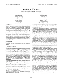 Peeking at A/B Tests Why It Ma‚Ers, and What to Do About It
