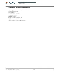 Spas T. Raikin Papers