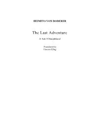 The Last Adventure