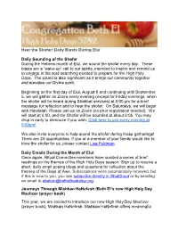The Month of Elul (PDF)