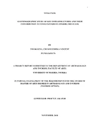Title Page an Ethnographic Study of Key Infrastructures and Their