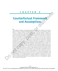 Counterfactual Framework and Assumptions