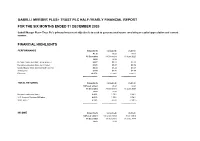 Gabelli Merger Plus+ Trust Plc Half-Yearly Financial Report