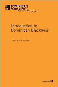 Introduction to Dominican Blackness