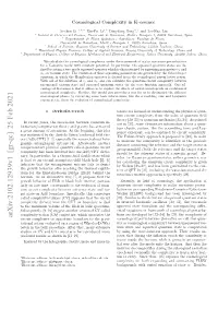Cosmological Complexity in K-Essence