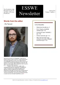 ESSWE Newsletter Page 2