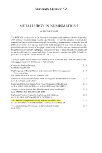 Metallurgy in Numismatics 5