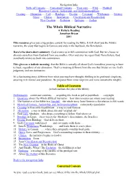 The Whole Biblical Narrative a Holistic Reading Jonathan Bryan 2011