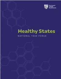 2019-2020 CSG Healthy States National Task