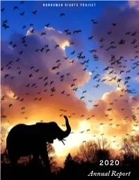 Annual Report Table of Contents