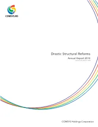 Drastic Structural Reforms Annual Report 2010 Fiscal Year Ended March 31, 2010
