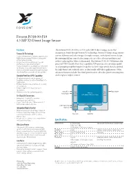 Foveon FO18-50-F19 4.5 MP X3 Direct Image Sensor