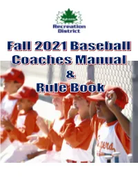 Slow Pitch Rules