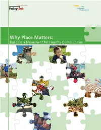 Why Place Matters